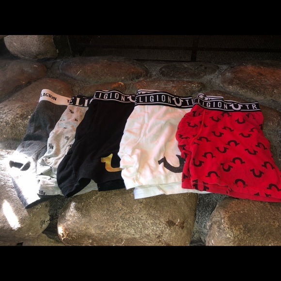 True Religion Underwear & Socks True Religion Mens Boxers 5 Pack